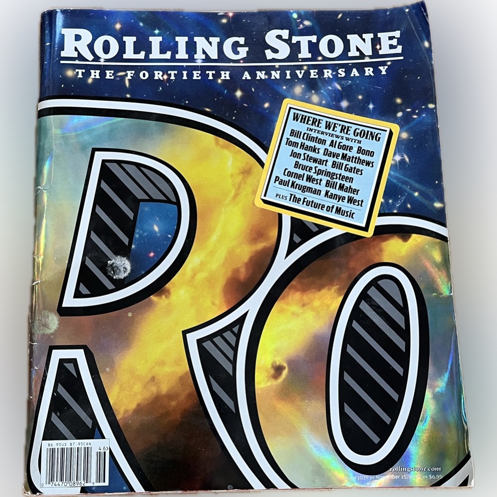 🎈2/$30 - Rolling Stone Magazine November 15, 2007. The Fortieth Anniversary.